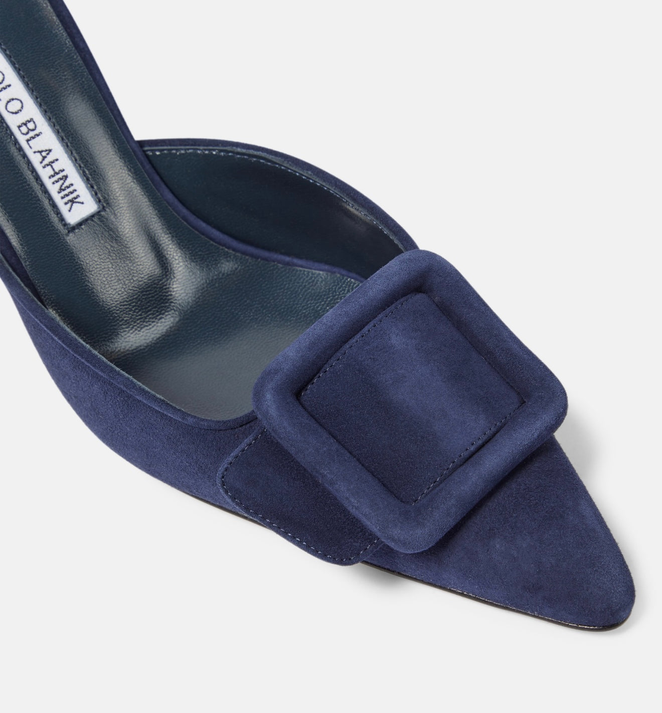 MANOLO BLAHNIK
Maysale suede mules