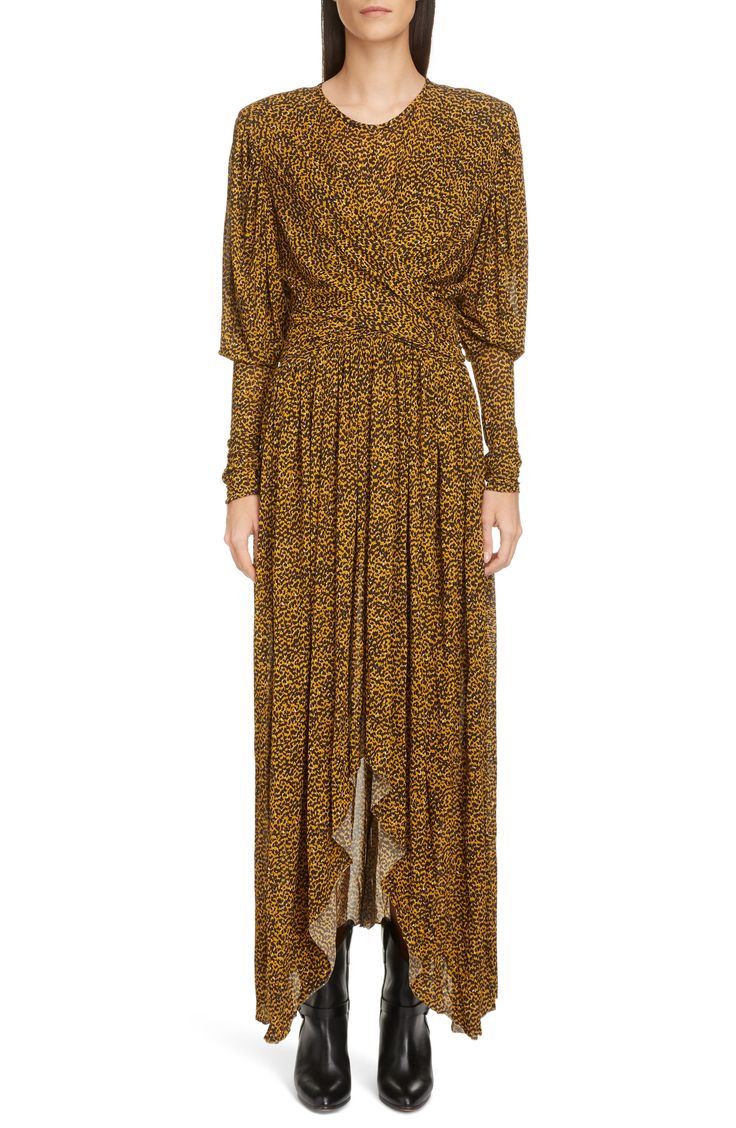 ISABEL MARANT long sleeve maxi dress