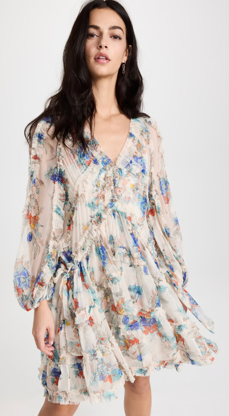 Zimmermann
Clover Frill Billow Mini Dress