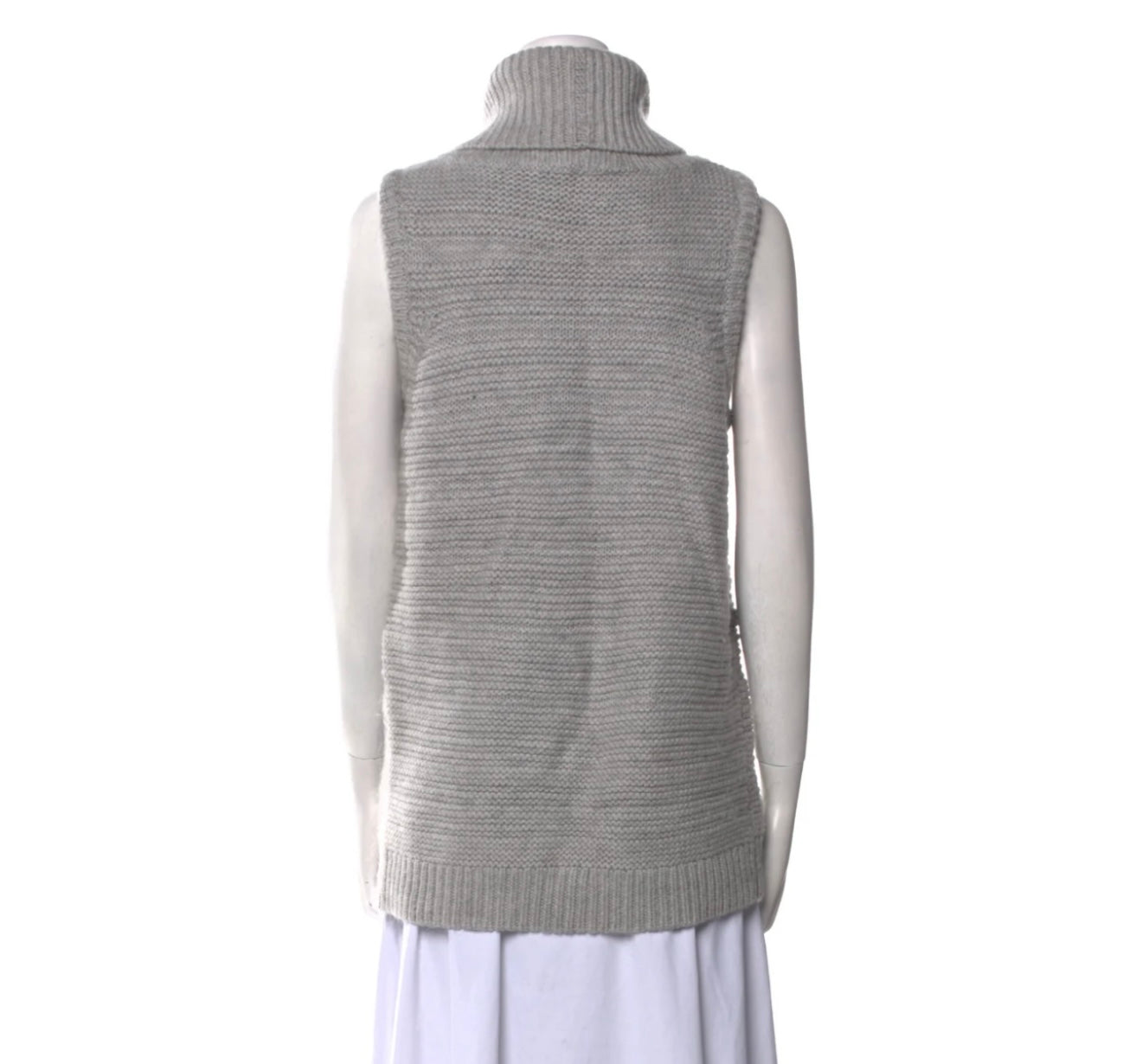 Intermix Long Cable Knit Vest