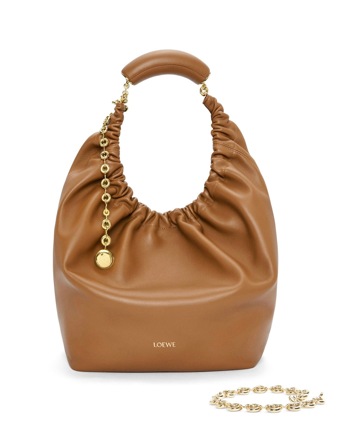 LOEWE - MEDIUM TAN SQUEEZE BAG