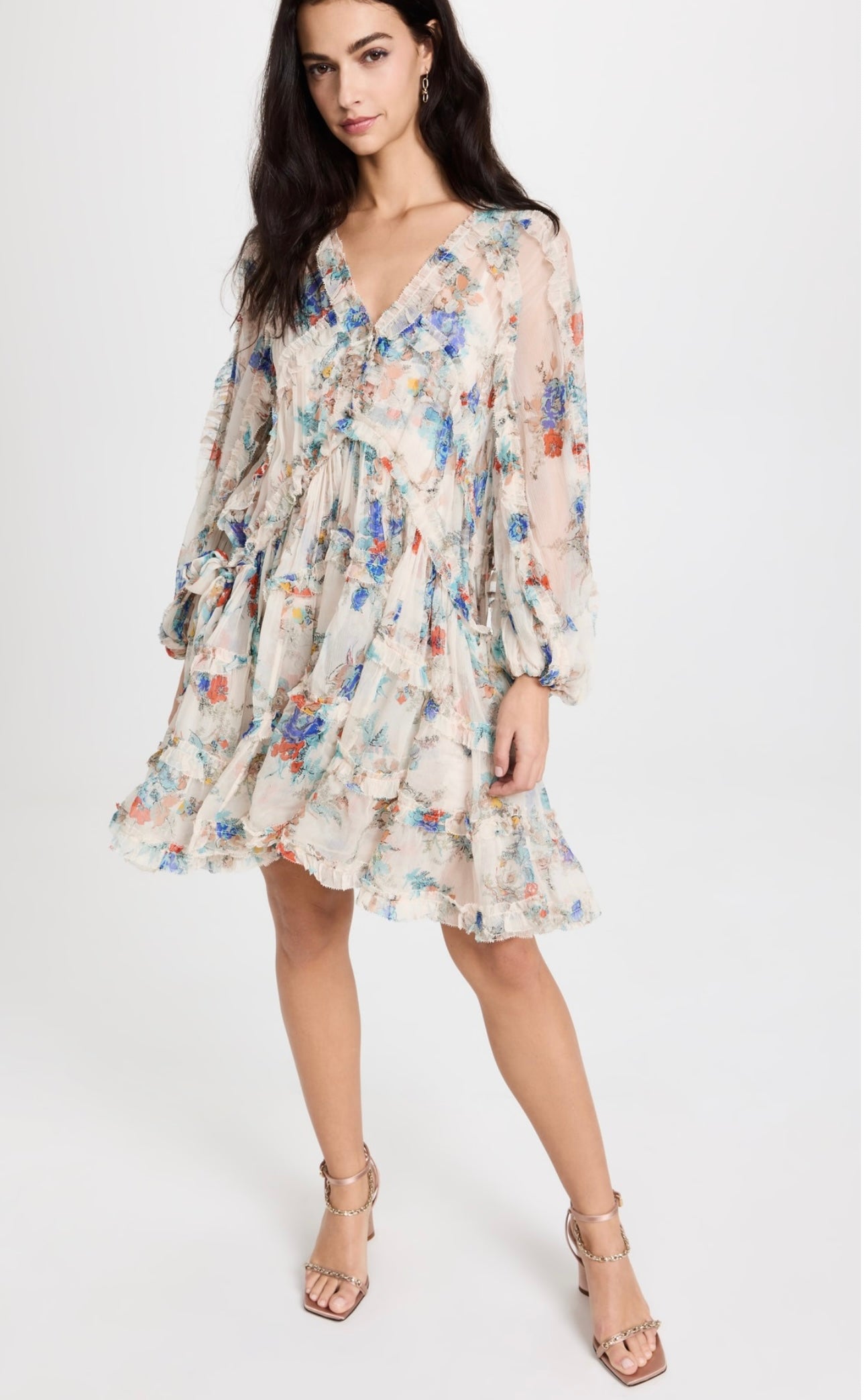 Zimmermann
Clover Frill Billow Mini Dress