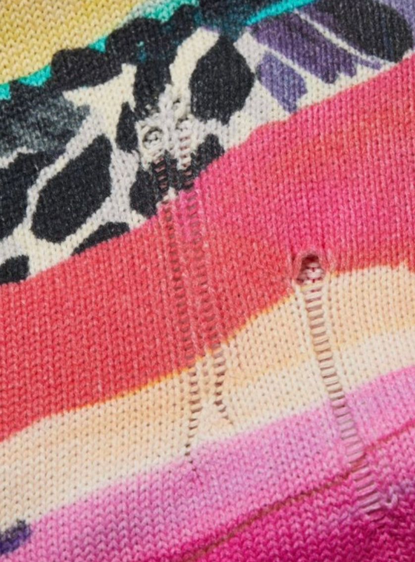 R13
Multi Stripe Cardigan