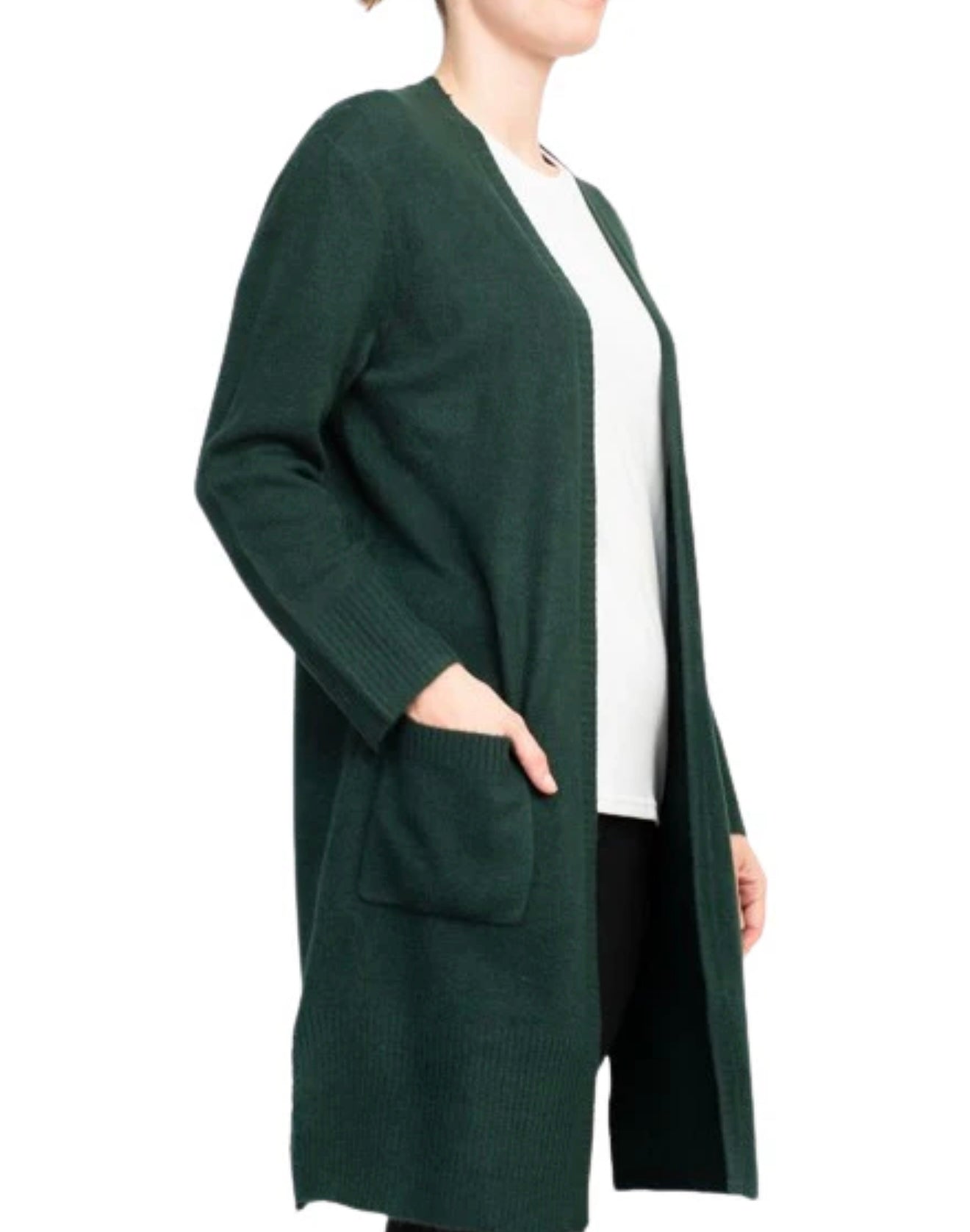 Velvet Heart - Oversized Cardigan with Pockets