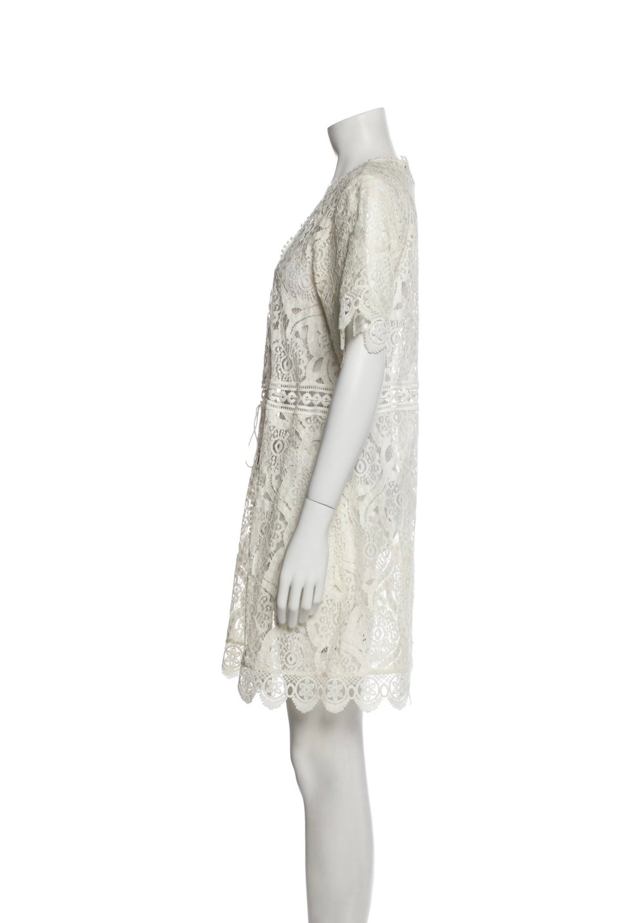 Melissa Obadash - White Lace Dress