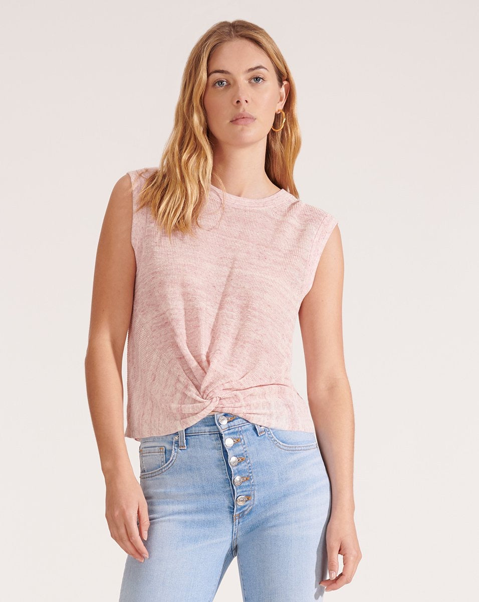 VERONICA BEARD Kellen Twist-Front Sweater