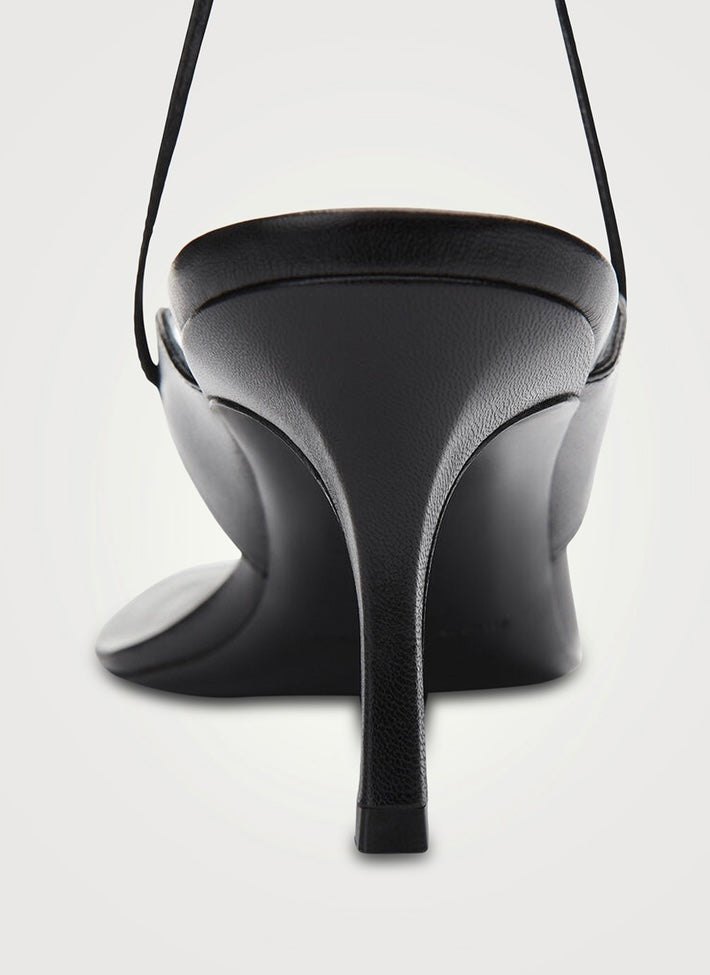 ALEXANDER WANG
Lucienne 65 Leather Ankle-Tie Sandals