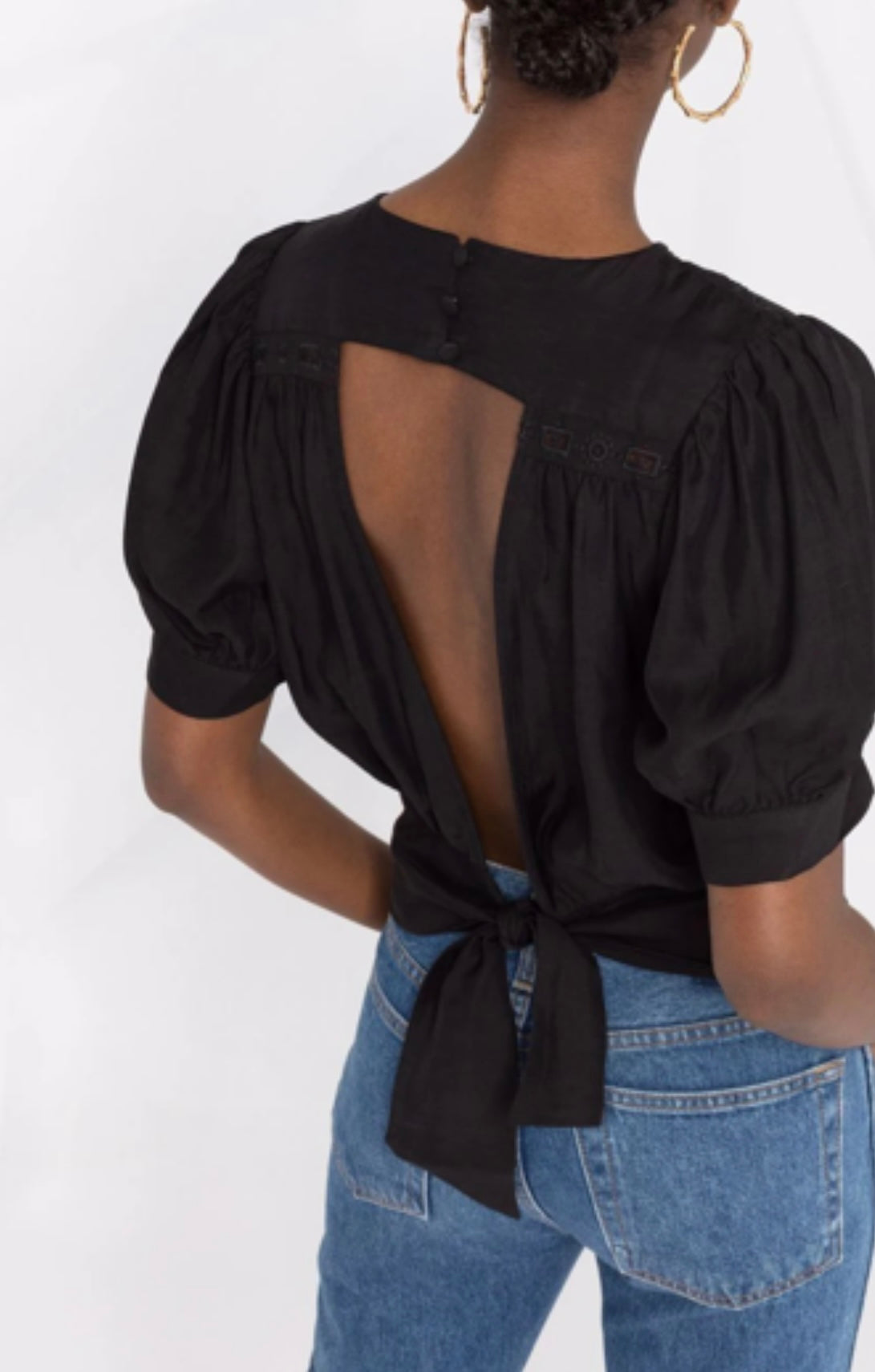 ba&sh- Bacary Eyelet Embroidered Top