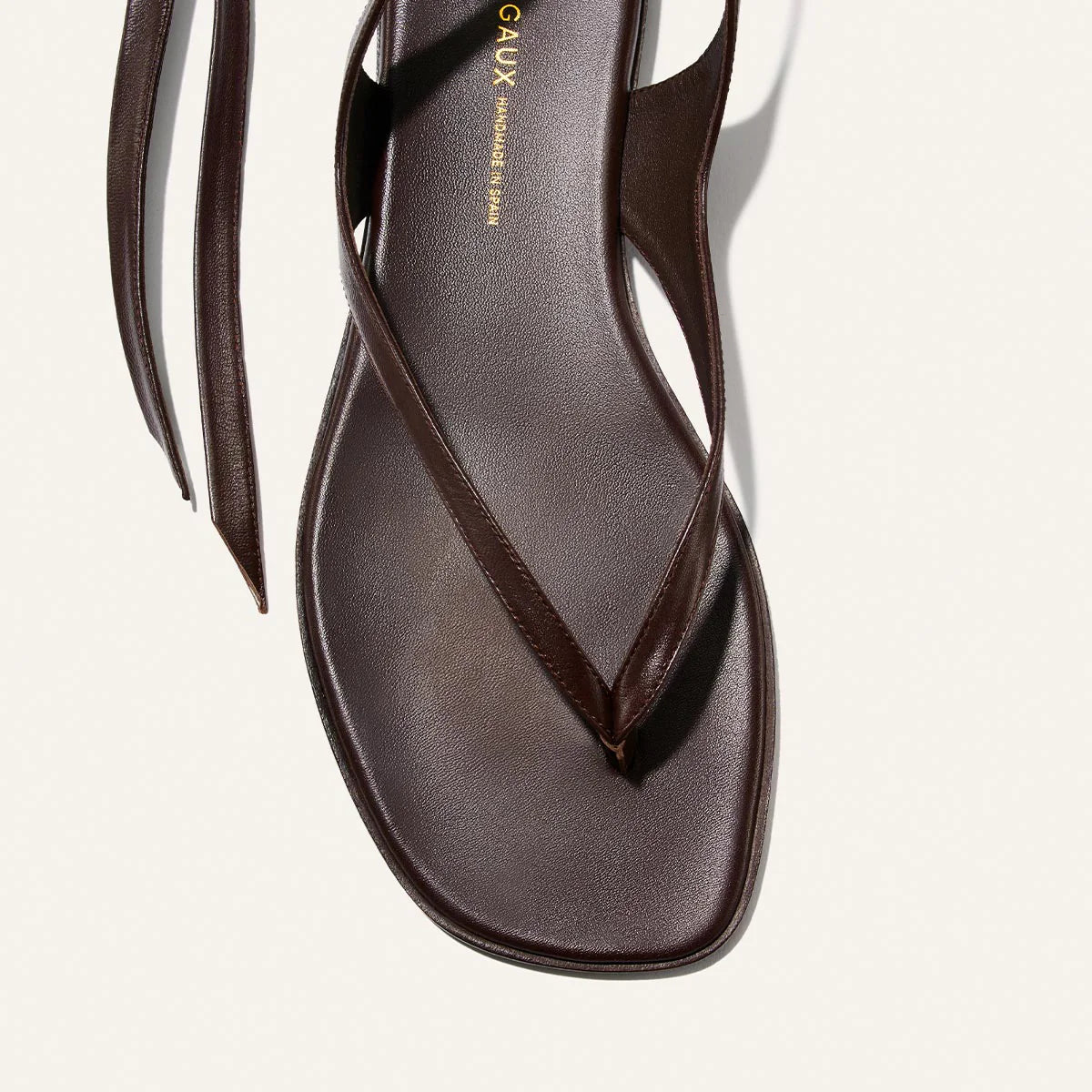 MARGAUX THE PALERMO WRAP SANDALS IN ESPRESSO BROWN NWB