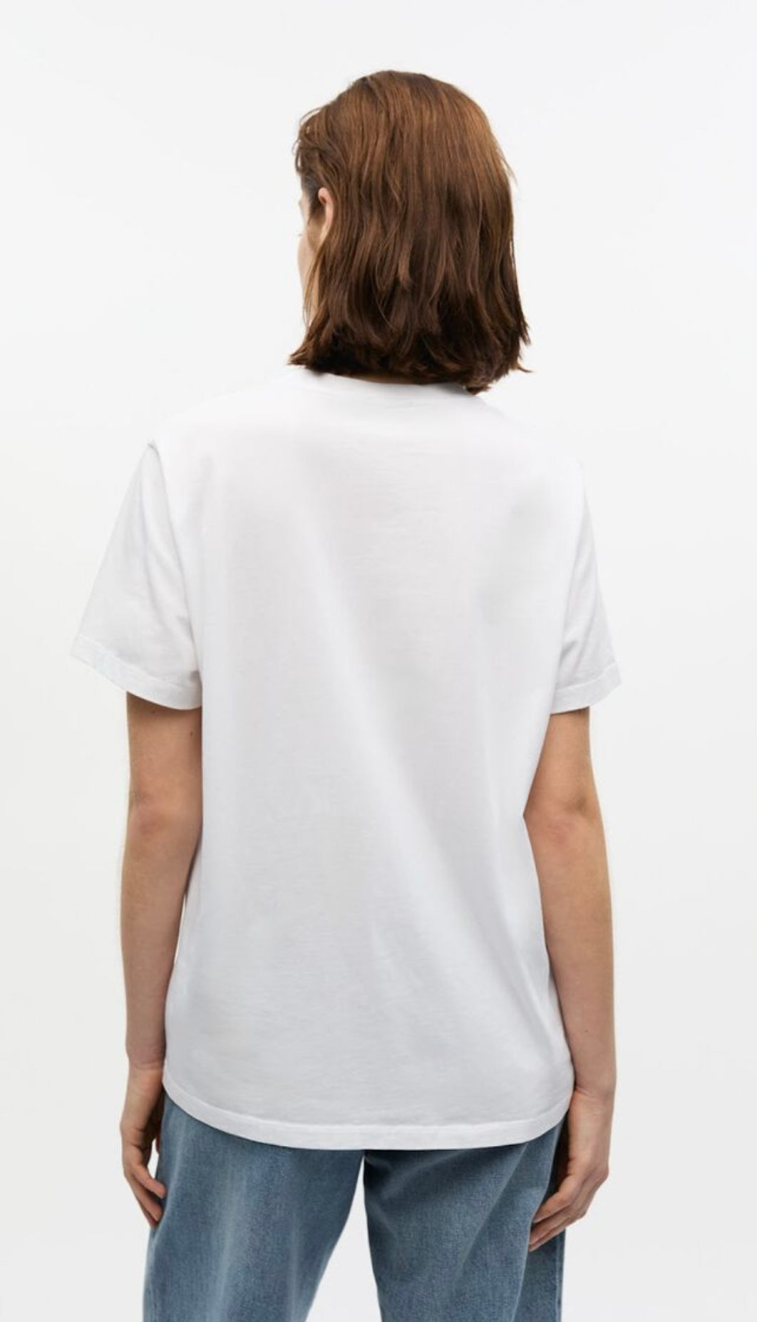 GANNI - White Graphic Bunny Jersey T-shirt