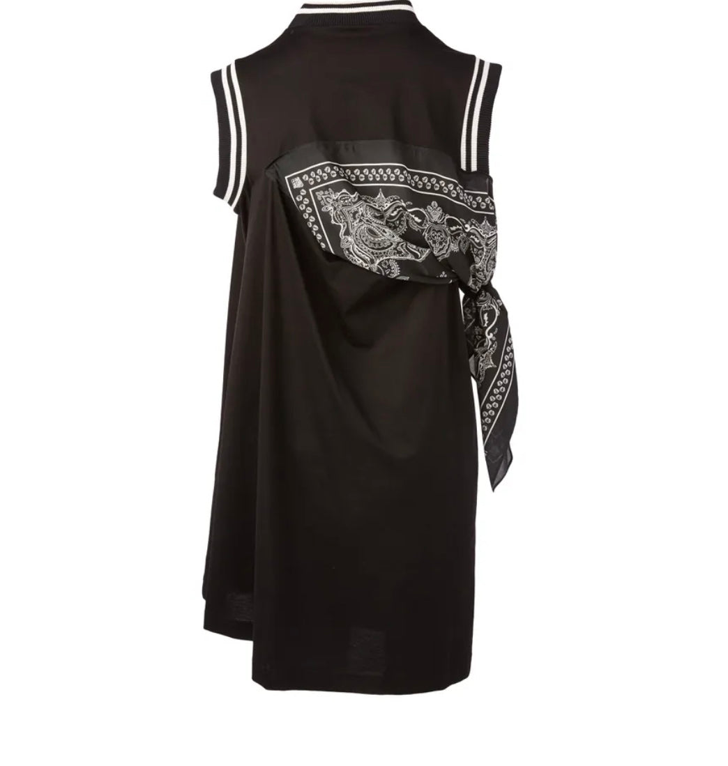 SACAI
Bandana Tie Shift Shirt/Dress