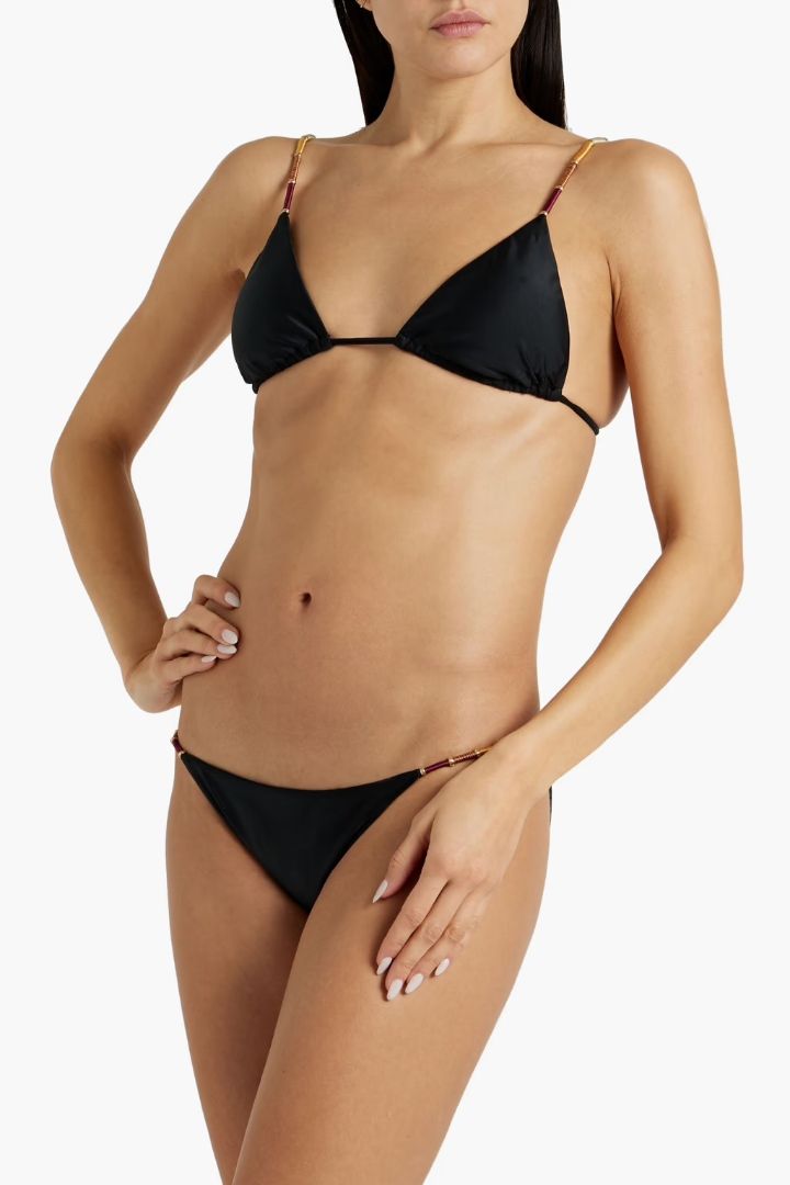 VIX PAULA HERMANNY Black Bikini Set