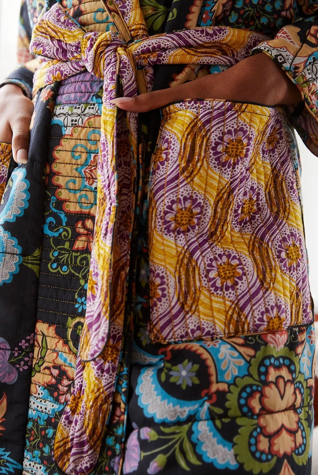 By Anthropologie True PJ Quilted Robe