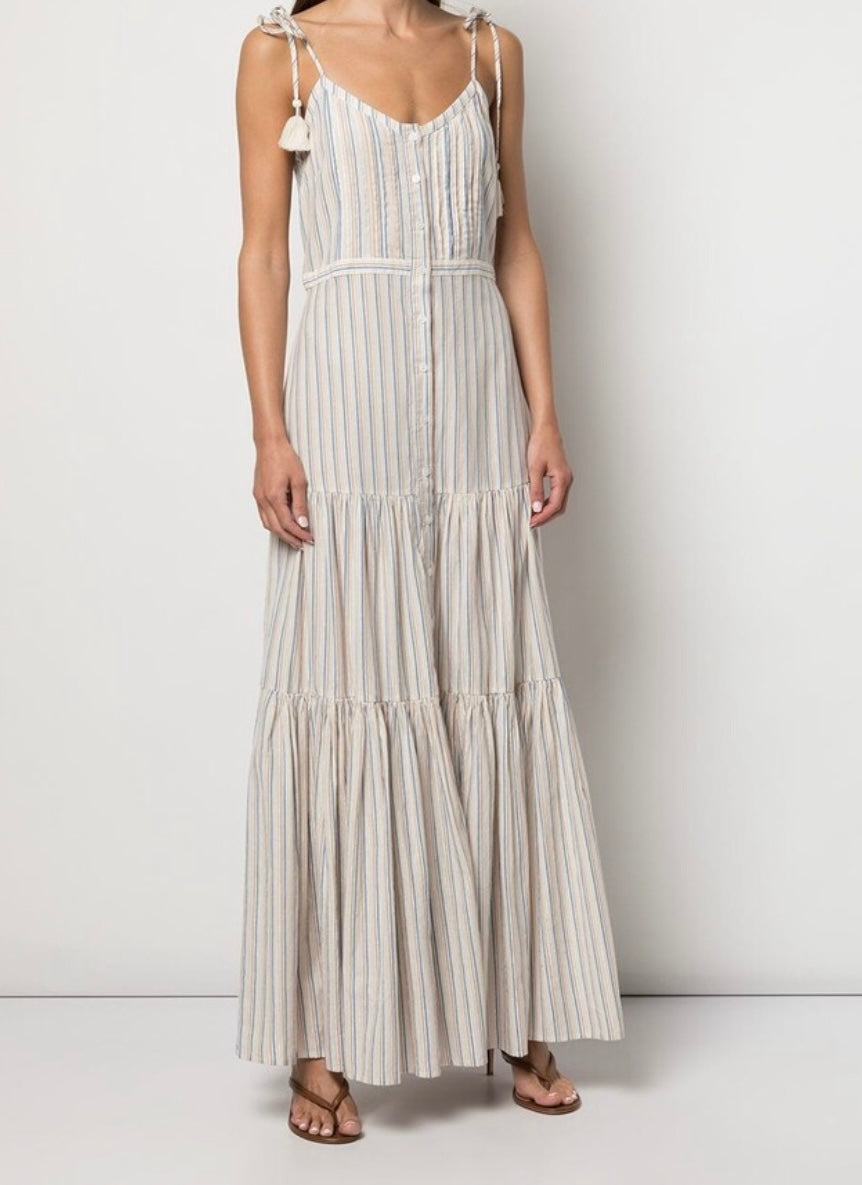 Veronica Beard Windansea tiered maxi dress