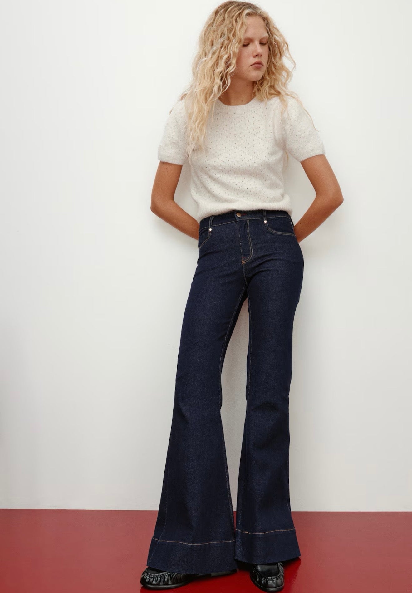 H&M - flared jeans