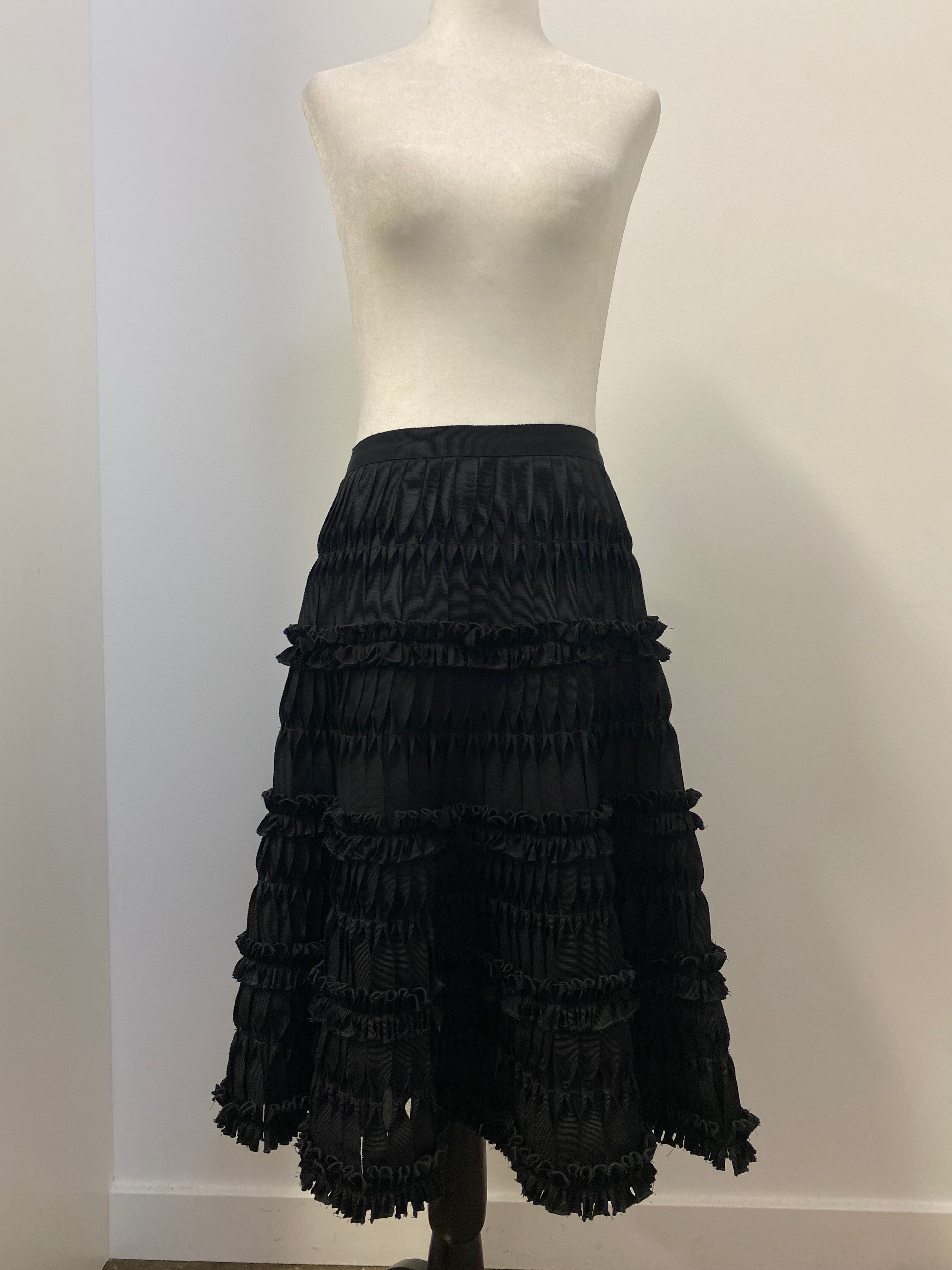 Oscar De La Renta Ruffle Skirt