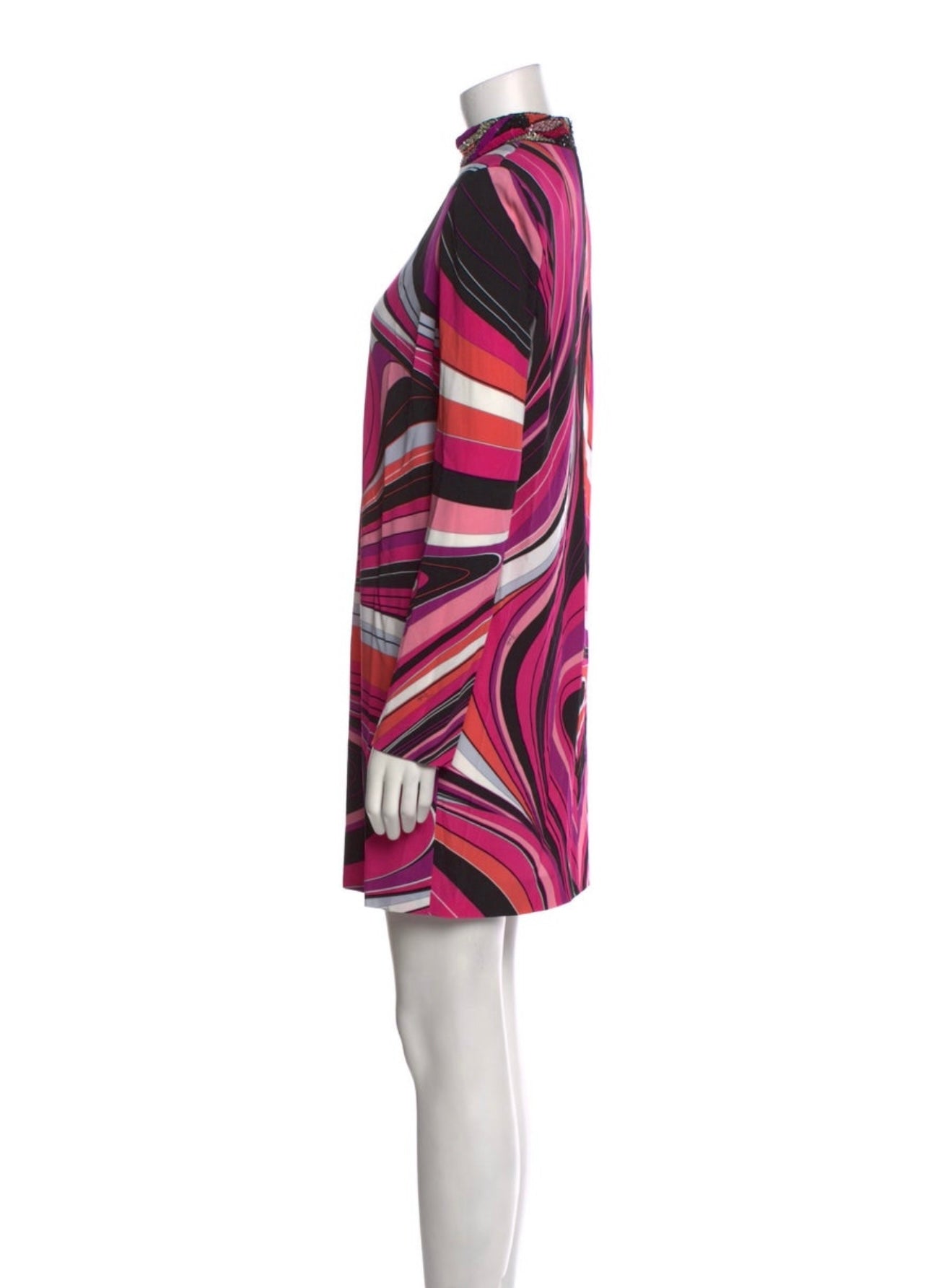 Emilio Pucci Sequin Neck Dress