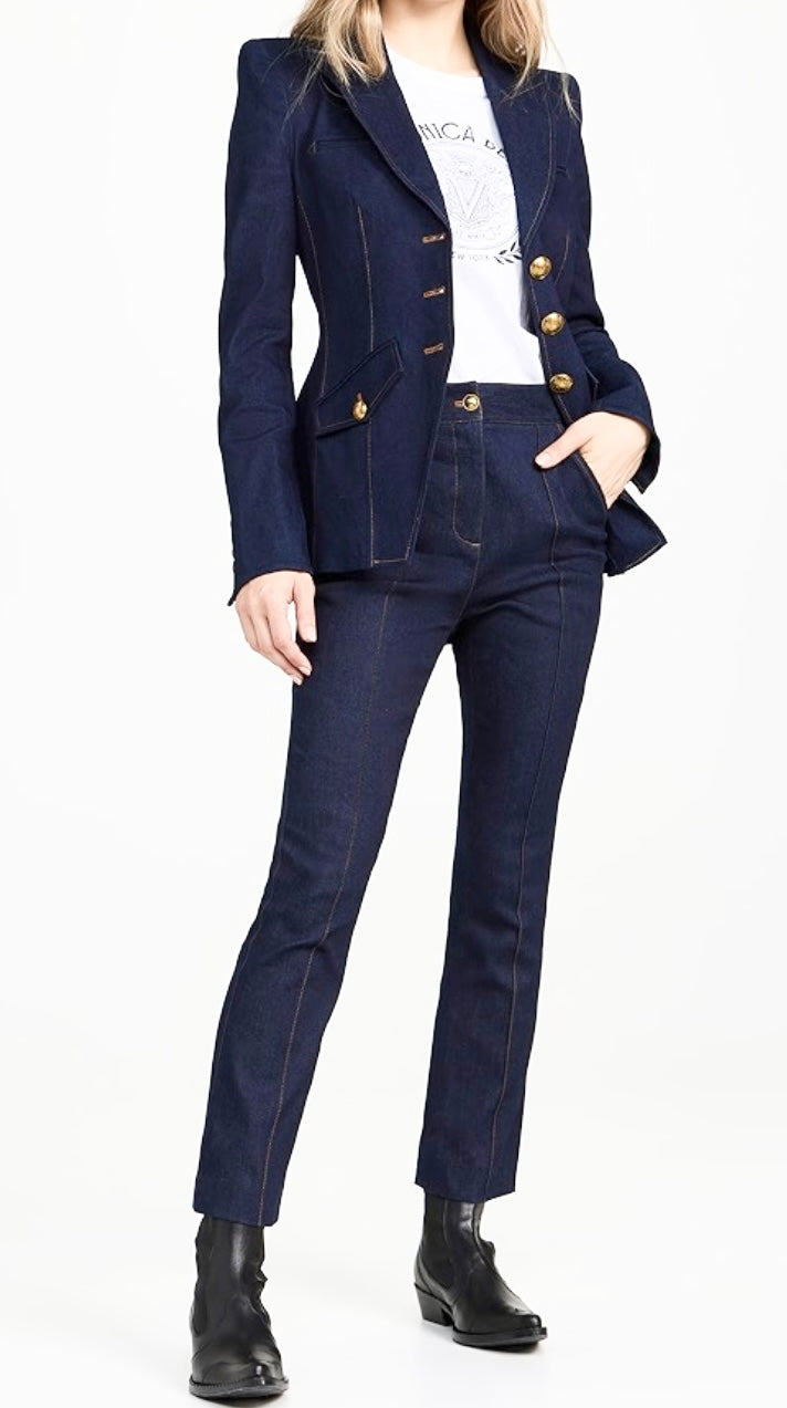 Veronica Beard Denim Set - Blazer and Pants