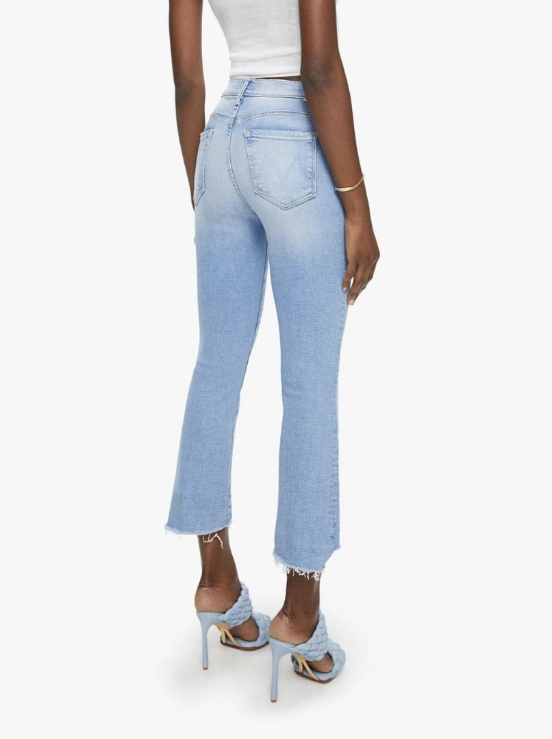 Mother The Insider Crop Step Fray Jeans