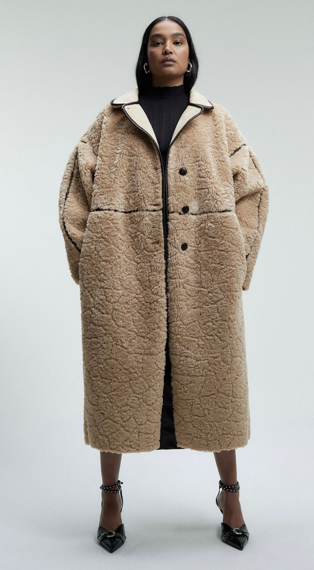 H&m teddy fashion coat