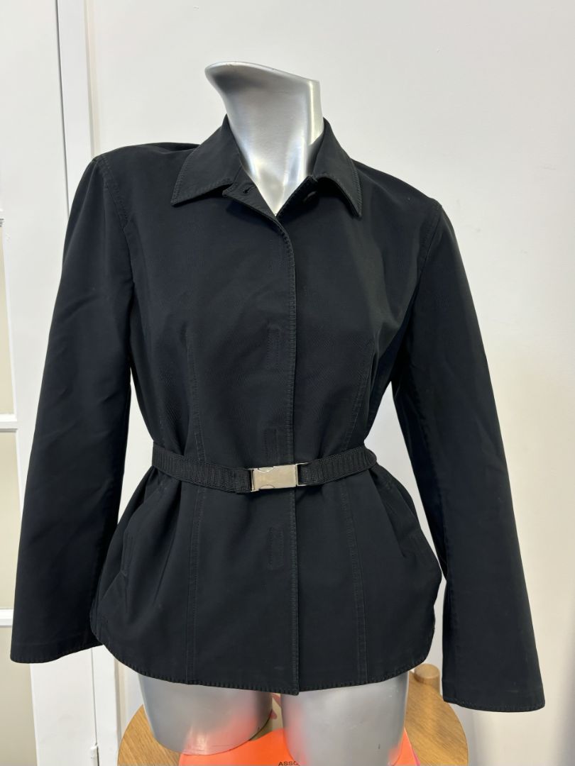Prada Velco Belted Shacket