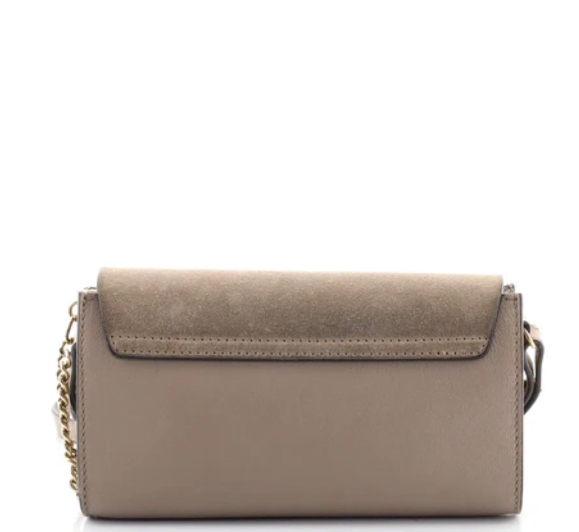 Preloved Chloe -
Faye Shoulder Bag Leather and Suede Mini