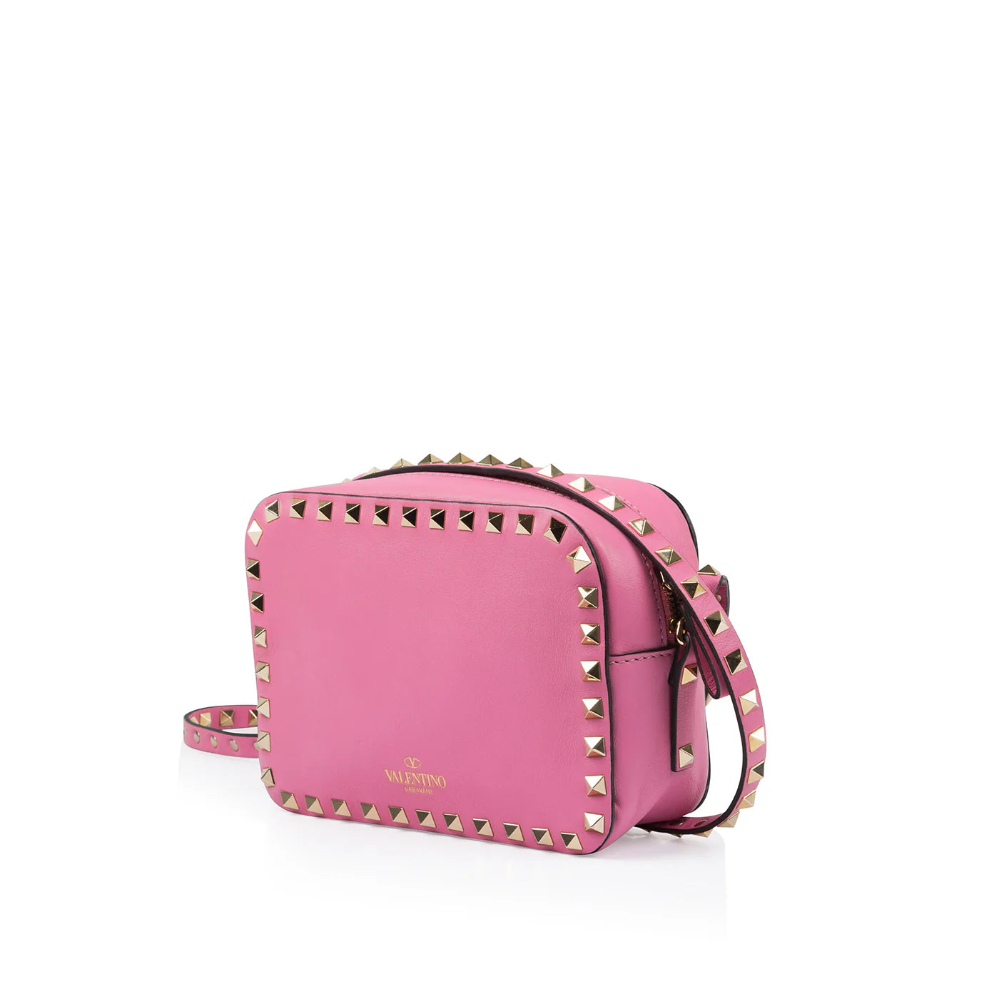 VALENTINO pink rockstud small crossbody bag