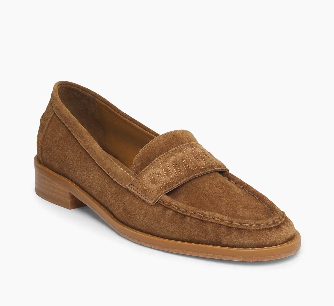 CINQ A SEPT Gretta Suede Amour Loafers