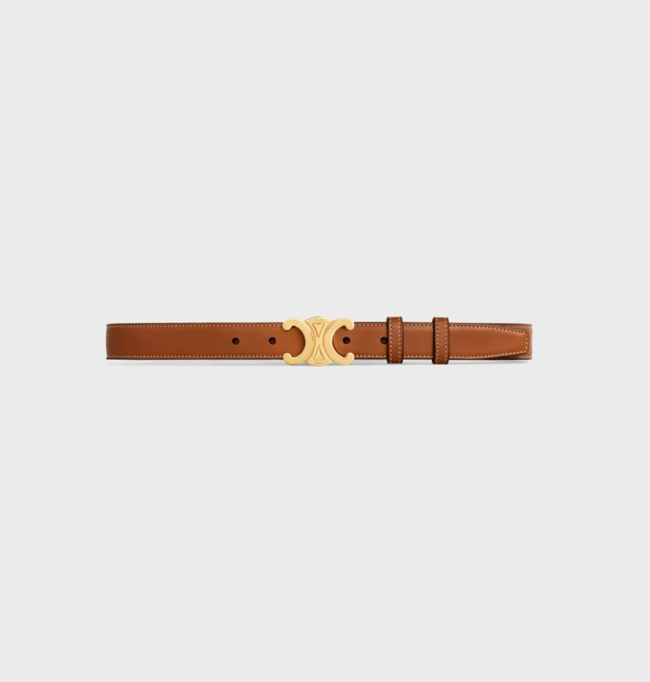 CELINE - SMALL TRIOMPHE BELT IN NATURAL CALFSKIN
TAN