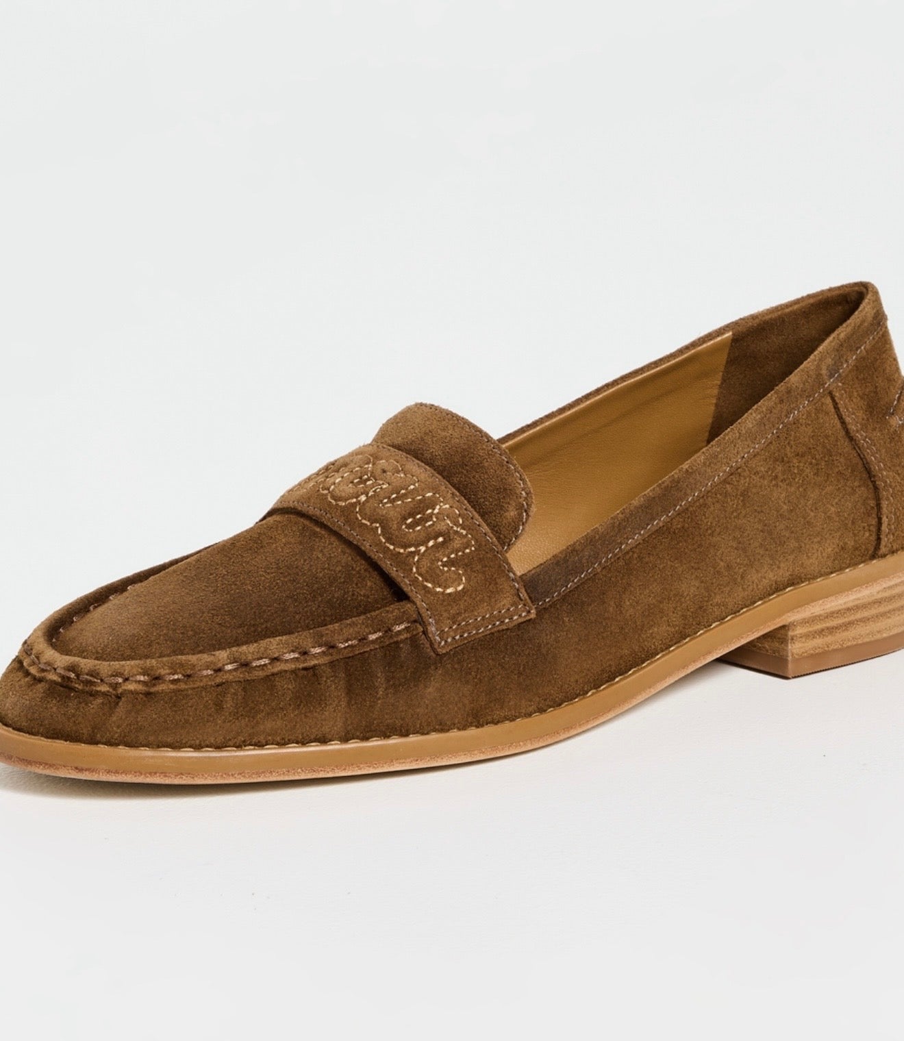 CINQ A SEPT Gretta Suede Amour Loafers
