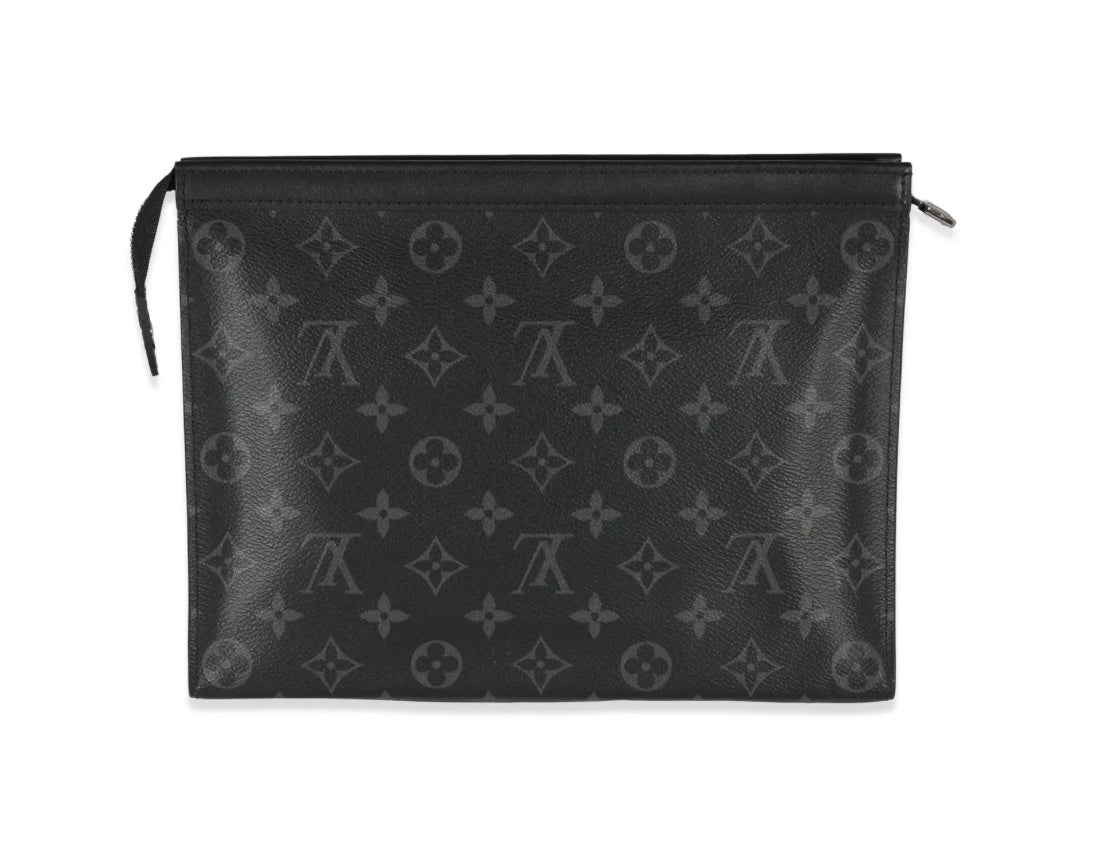Preloved Louis Vuitton -
Louis Vuitton Monogram Eclipse Pochette Voyage MM