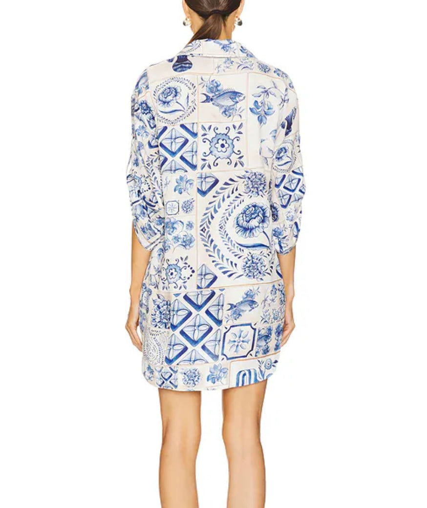 Agua Bendita Button Up Beach Cover Up