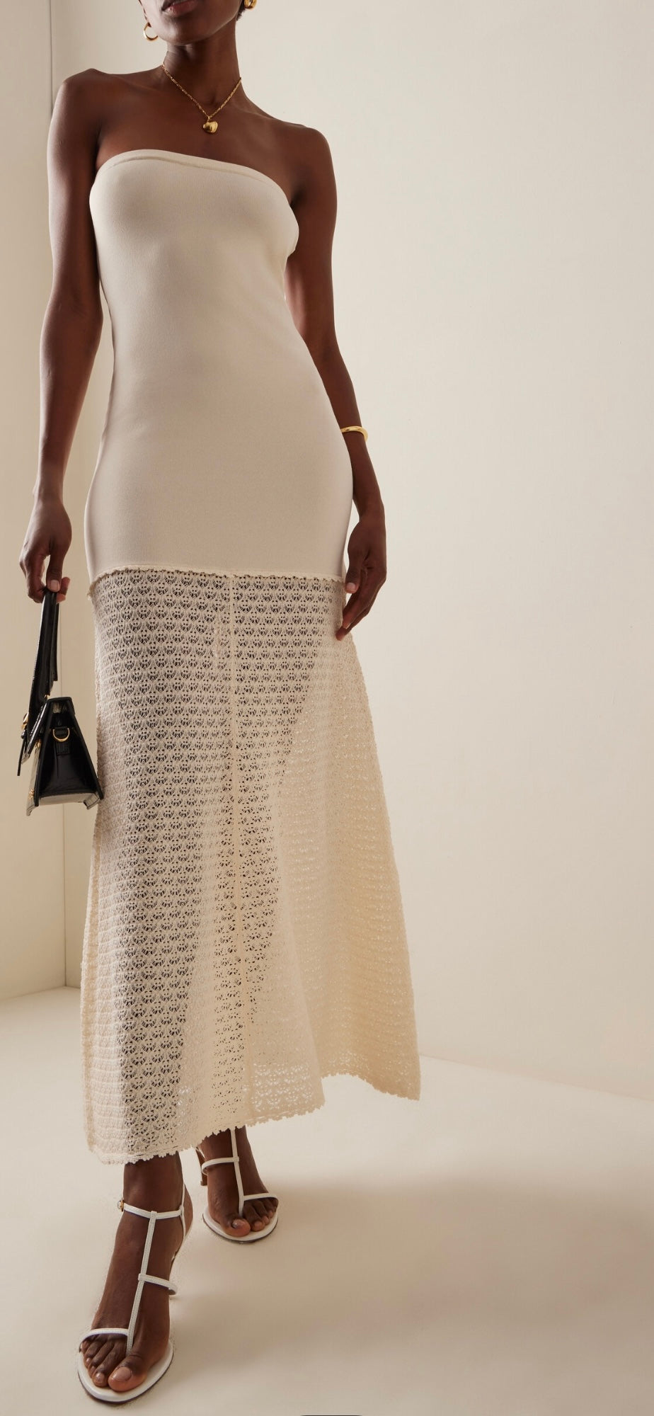 POSSE ROMY DRESS IN IVORY