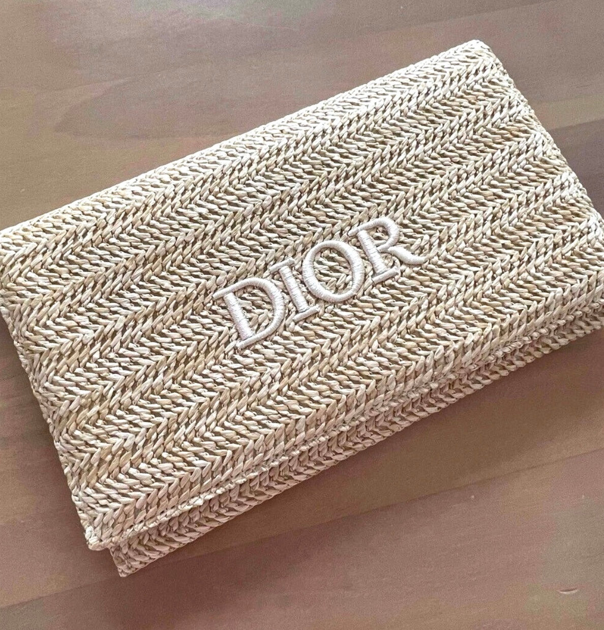 Pre loved DIOR - Novelty Raffia Pouch