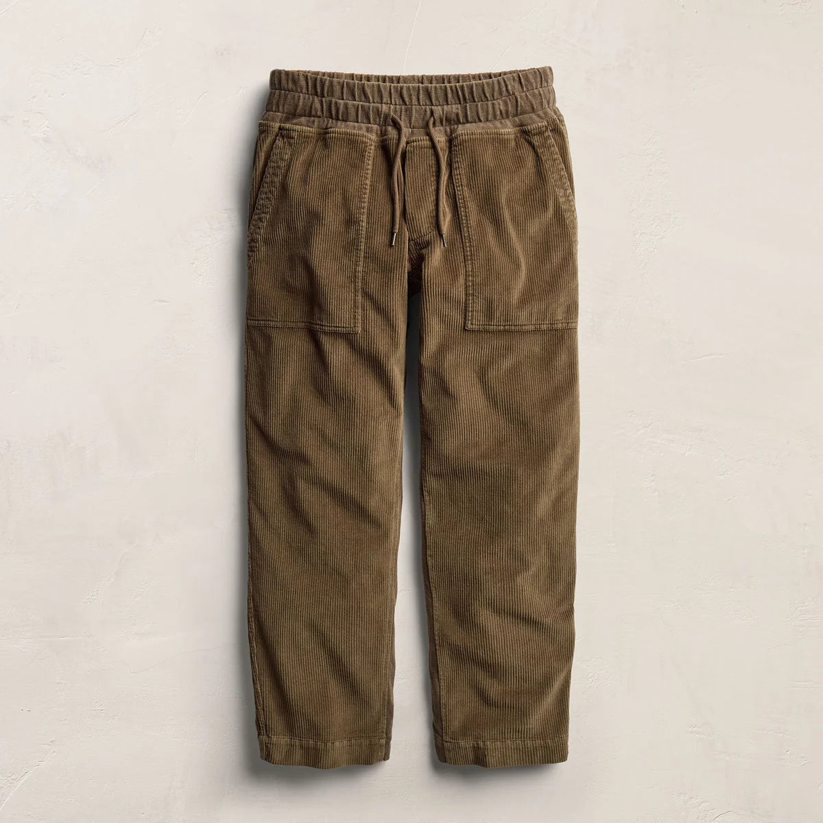 James Perse Brown Corduroy Drawstring Pants