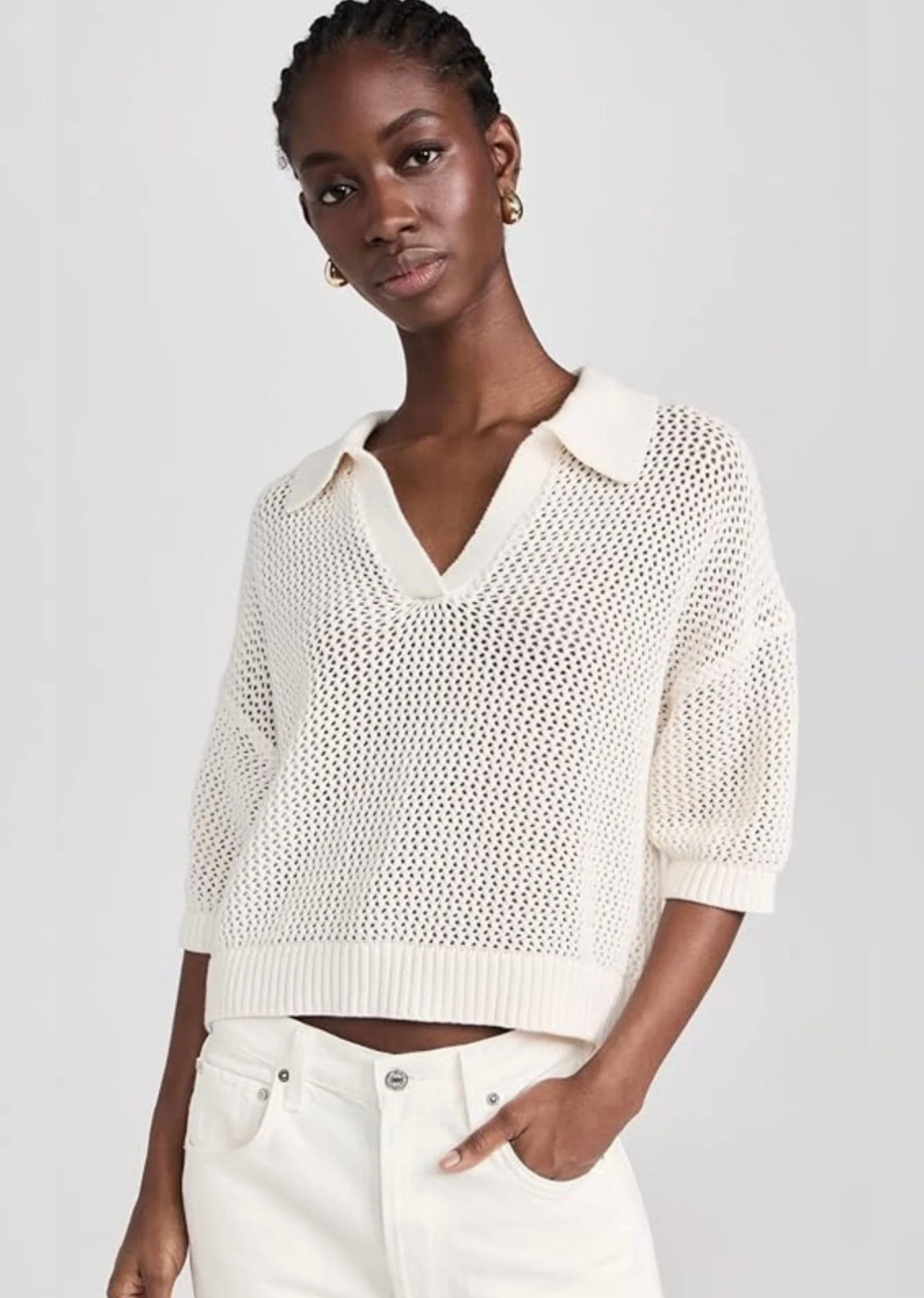 Velvet - York Mesh Top