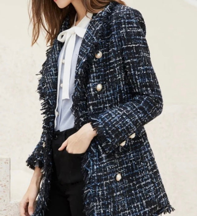 Zara Tweed Blazer Jacket