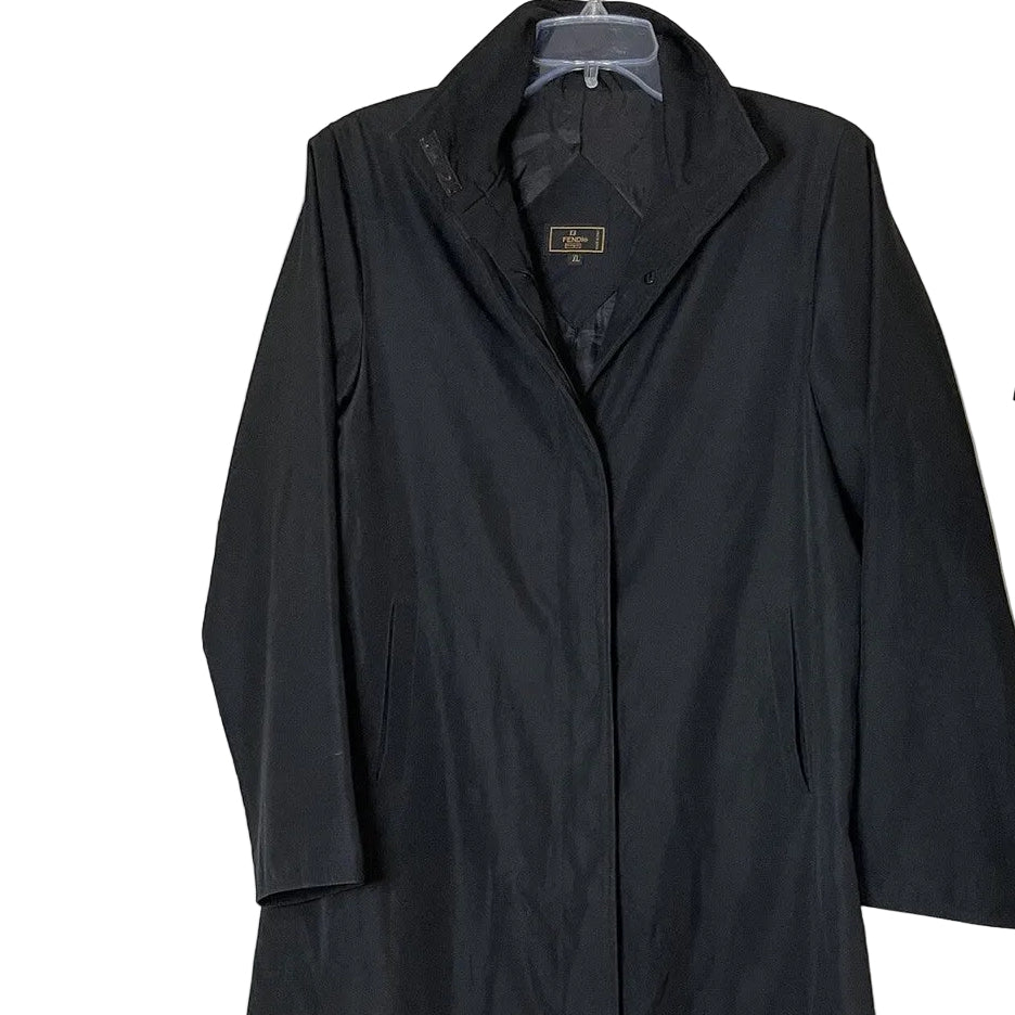 FENDI vintage black trench