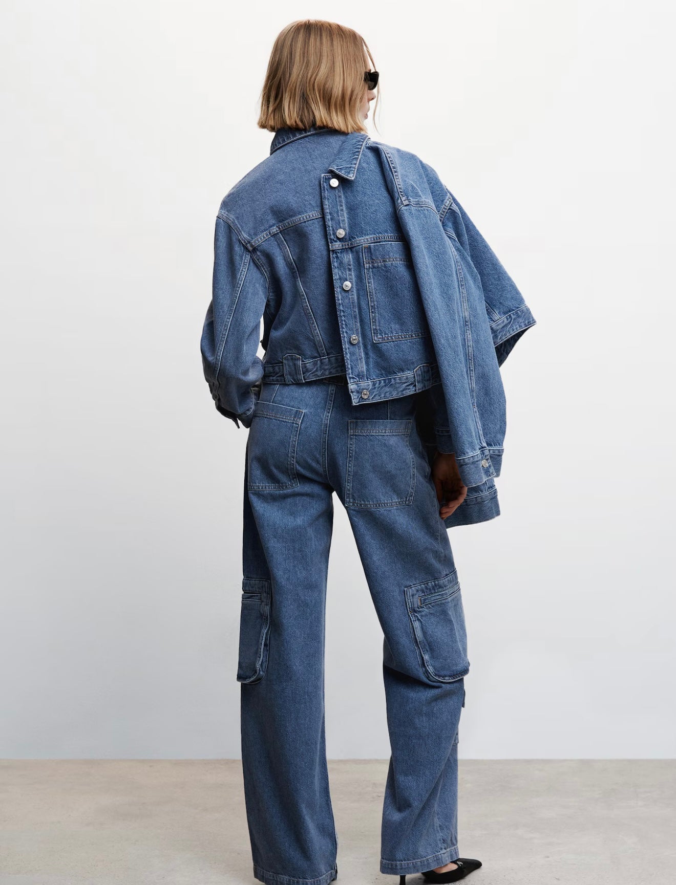 MANGO - MULTI-POCKET CARGO JEANS