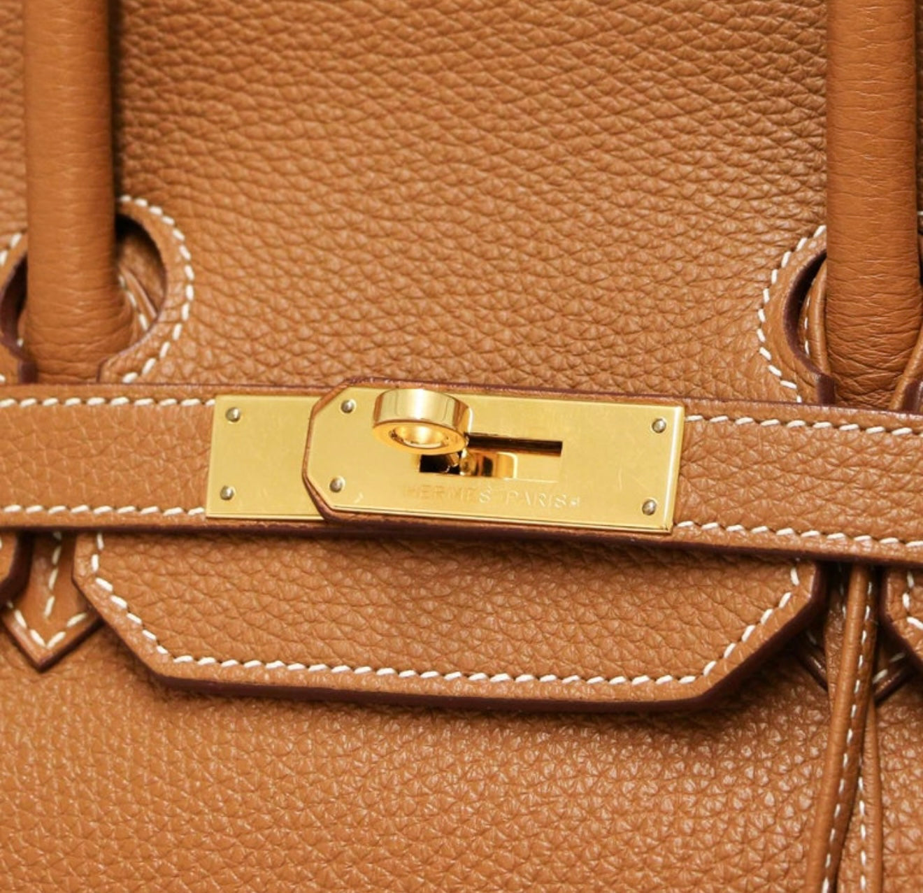 HERMES - Birkin Bag Gold 35 HERMES Togo Leather