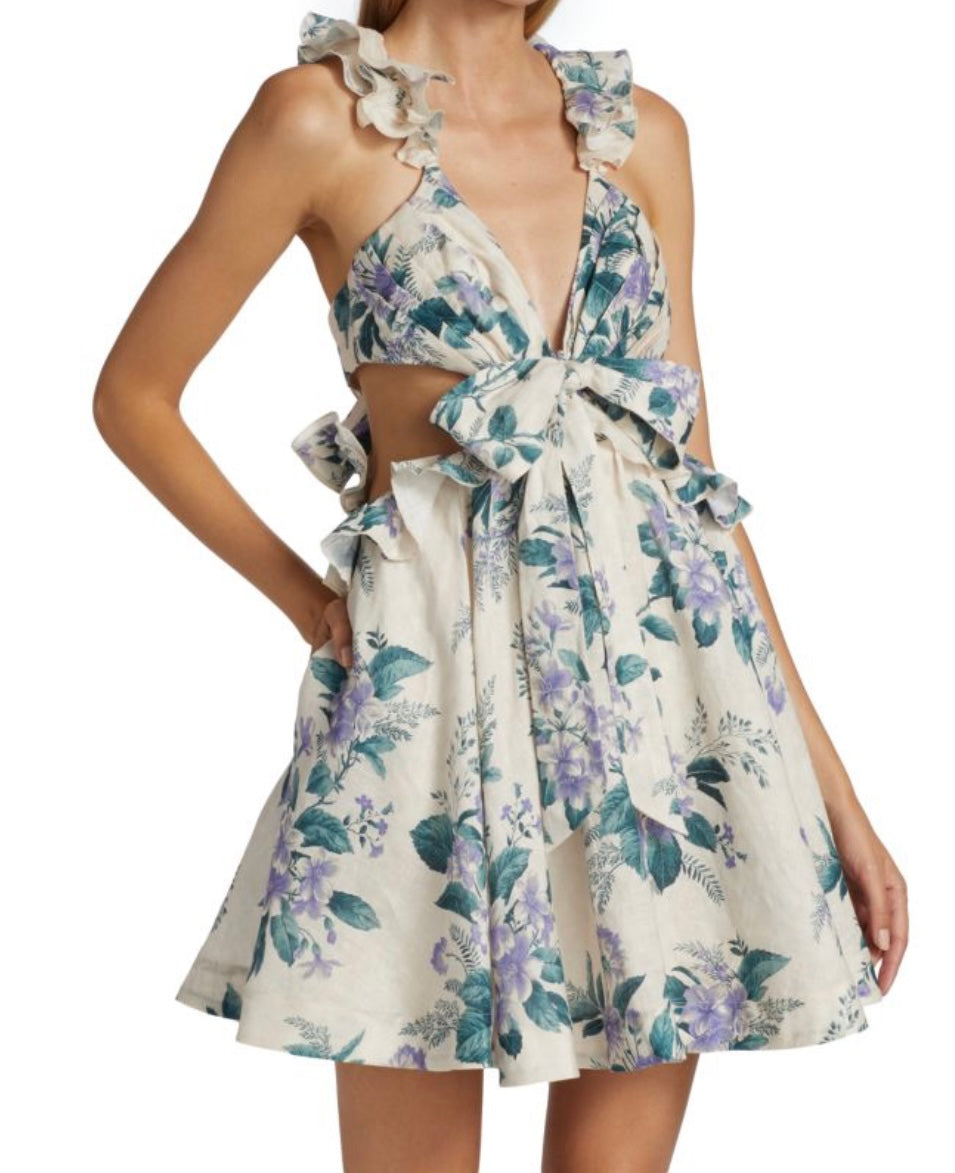ZIMMERMANN
Cassia Floral Linen Minidress
