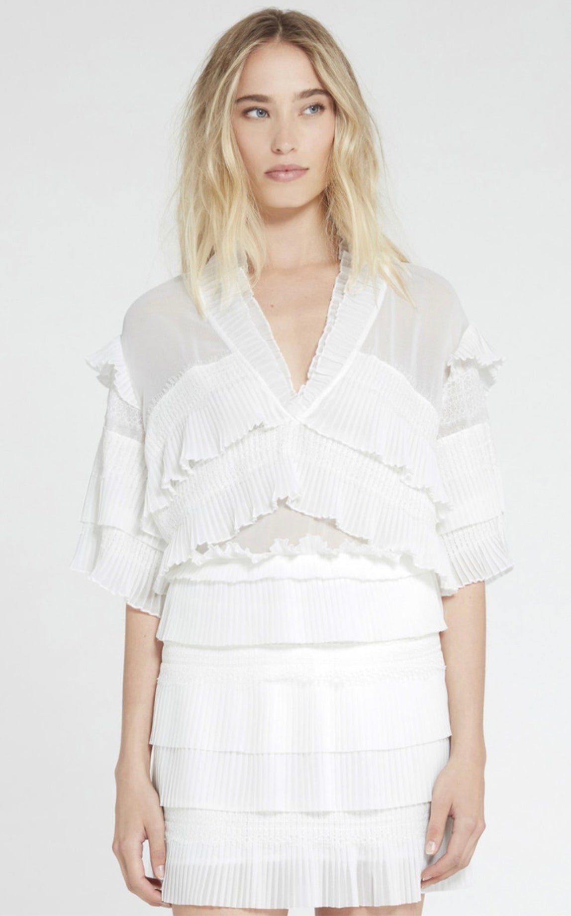IRO - Rachelle Pleated Top & Skirt