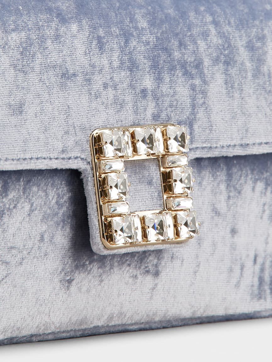 Roger Vivier Jeu de Fille Velvet Clutch