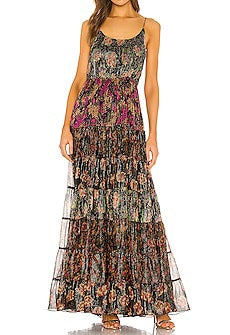 Mes Desmoiselles Floral Maxi Dress