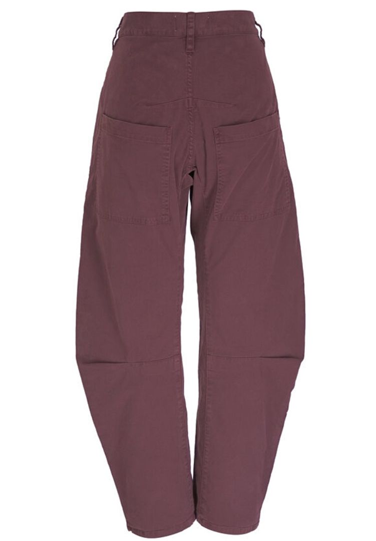 Nili Lotan Burgundy Shon Pants