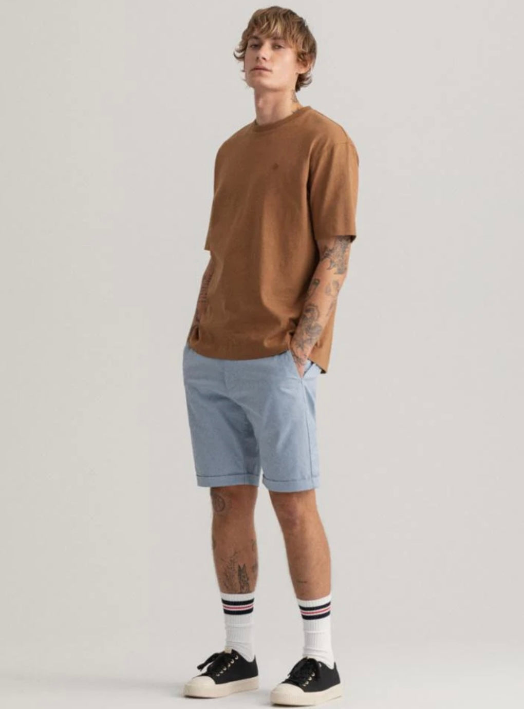 MEN’S GANT - BLUE KHAKI SHORTS