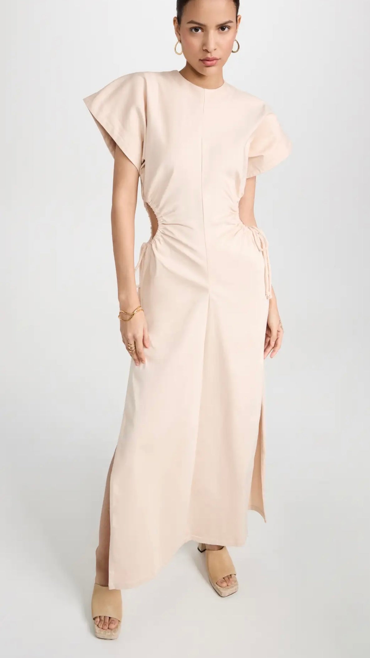 Andrea Iyamah
Peta Stretch Cotton Cut-Out Maxi Dress