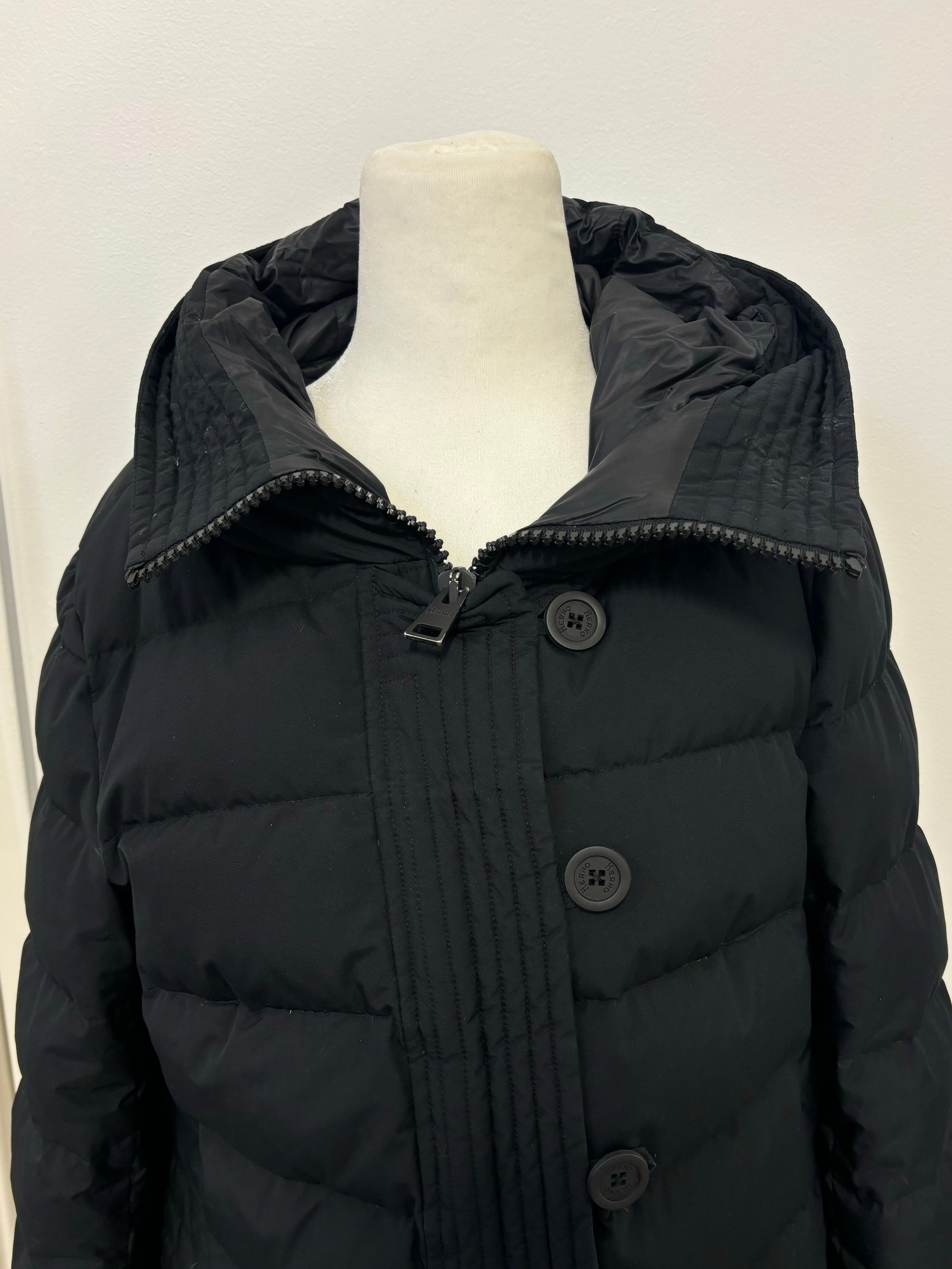 Herno Puffer Jacket with Buttons