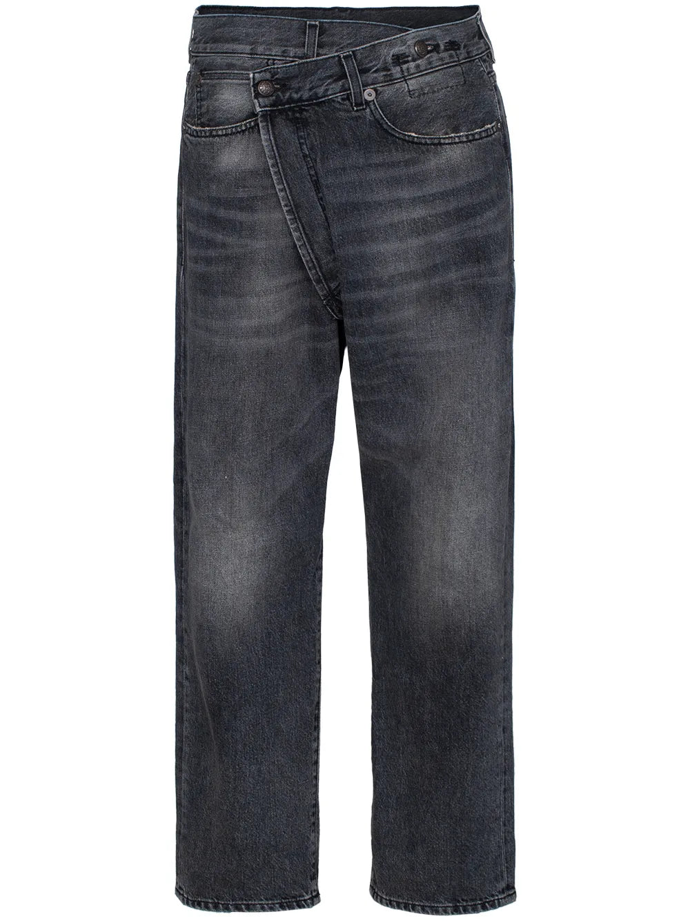 R13 leyton black crossover jeans
