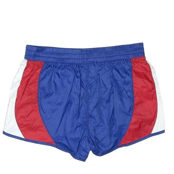 AVIATOR NATION blue, white, red nylon shorts